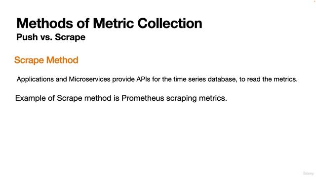 001 Methods of Collecting Metrics. Push vs. Scrape смотреть онлайн