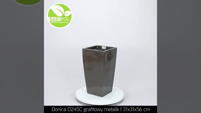 Donica z włókna szklanego Zadora Classic D245C grafitowy metalik смотреть онлайн