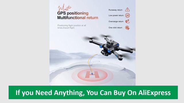S136 GPS Rc Drone 4K HD Dual Camera Professional 5G Aerial
