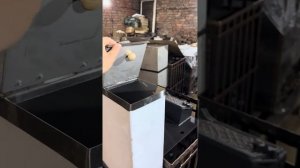 Печь для бани с баком и обогревом предбанника
