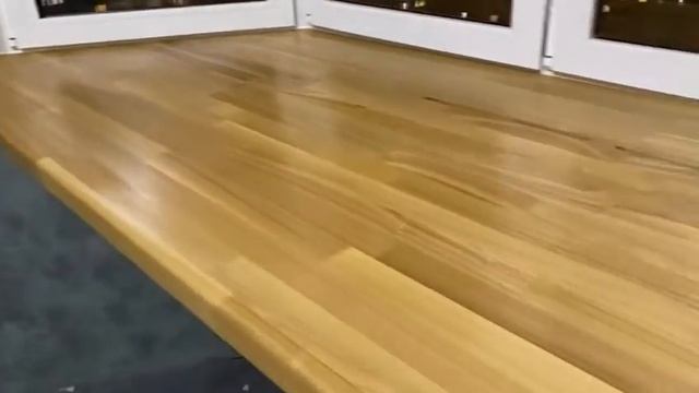 Подоконник из ясеня, на заказ смотреть онлайн