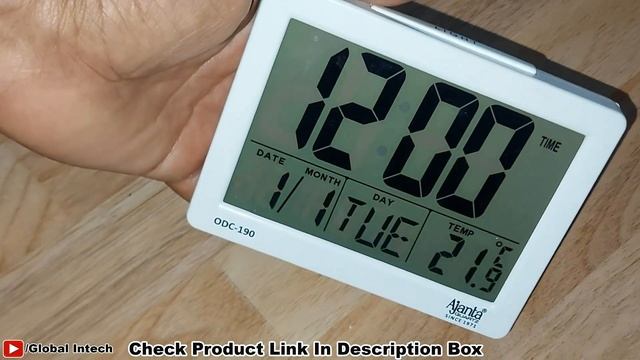 Ajanta Table Clock | Ajanta Digital Desk Clock | Ajanta Digital Table Clock Setting | Ajanta Odc 19