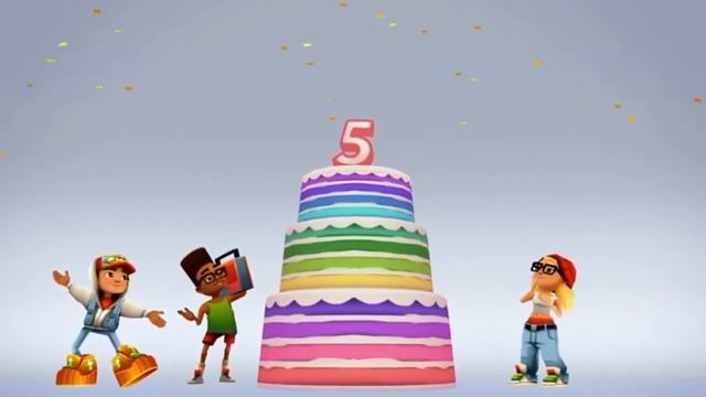 Sabway Surf - день рождения 🍰 у DINO смотреть онлайн
