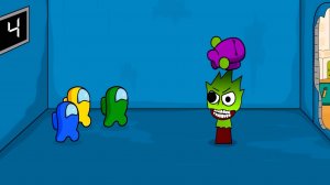 ИГРА В КАЛЬМАРА: Амонг ас против спрунков