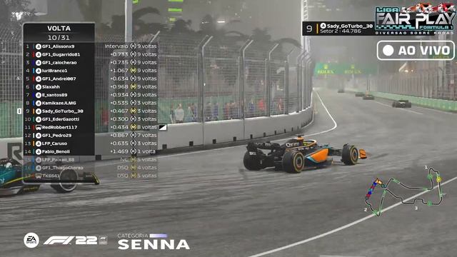 LIGA FAIR PLAY - [CAT. SENNA F1 2022] - 1ª ETAPA - / GP SINGAPURA - 18° TEMPORADA смотреть онлайн