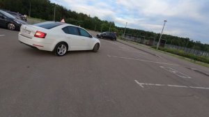 Парковка задним ходом под 45 градусов. Парковка в реальных условиях