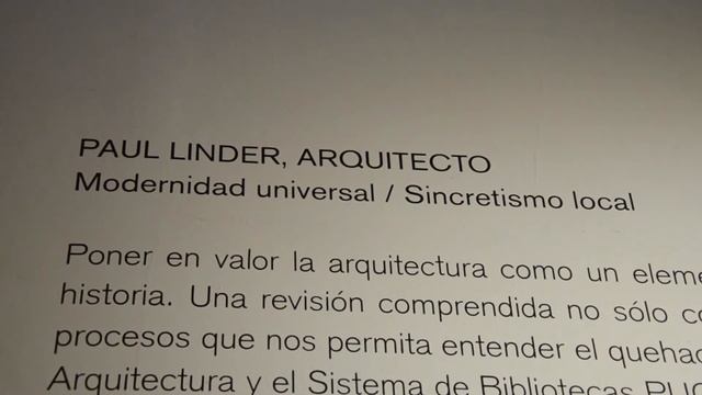 Inauguración de la exposición “Paul Linder. Arquitecto” en el Centro Cultural PUCP смотреть онлайн