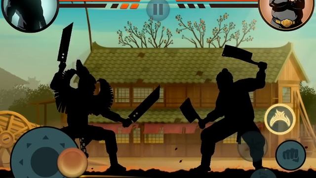 Shadow Fight 2 битва с мясником