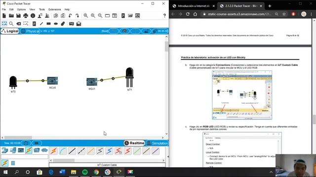 2.1.2.3 Packet Tracer - Blinking an LED Using Blockly смотреть онлайн