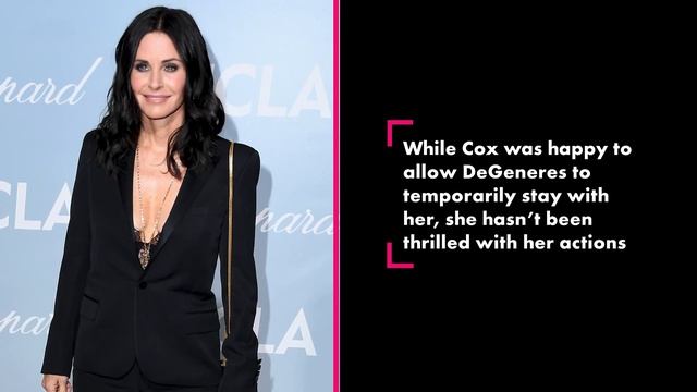 Why Ellen DeGeneres is living with Courteney Cox | Page Six Celebrity News смотреть онлайн