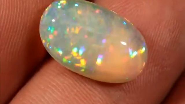 Ethiopia Welo Opal Rainbow Prism Pattern 5.56ct смотреть онлайн