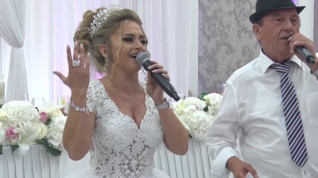 Dasma Shqiptare 2019 - Këndon nusja me babain :Ilirijana & Berat Fazlija - MProduction -Hotel Nobel смотреть онлайн