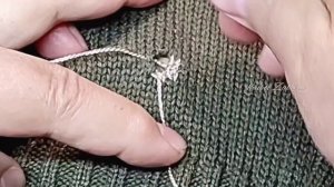 ЗАШИТЬ ДЫРКУ в свитере. ОТЛИЧНЫЙ СПОСОБ ВОССТАНОВИТЬ ВЯЗКУ.