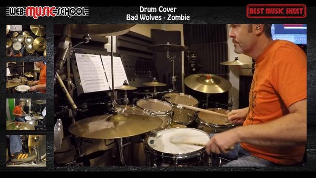 Bad Wolves - Zombie - DRUM COVER смотреть онлайн