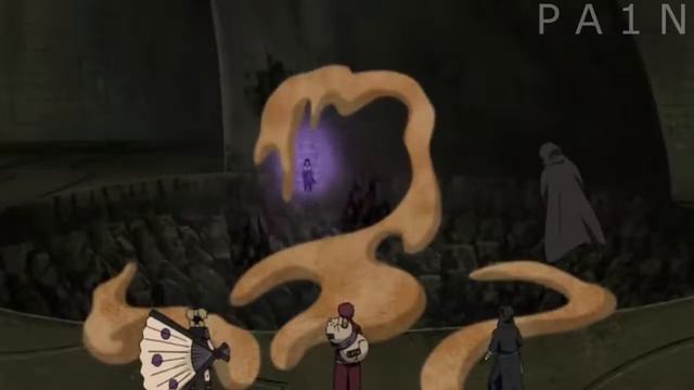 Гаара плачет видя саске. Первая встреча Гаары и Саске