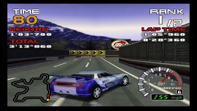 Ridge Racer 64 Intense Race White Angel Car Vs Assoluto Infinito смотреть онлайн