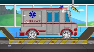 Полицейский монстр-трак для детей + Больше видео с мультфильмами