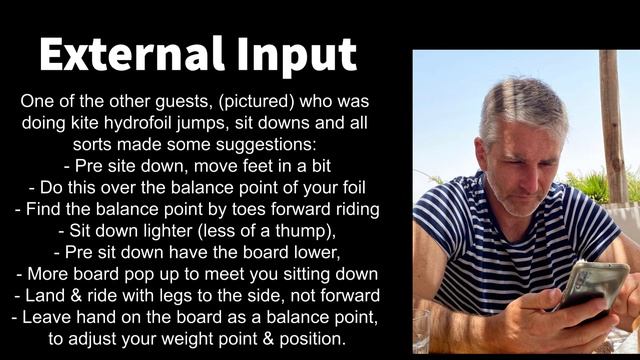 How to sit on a Kitesurf hydrofoil board. (what worked for me) смотреть онлайн