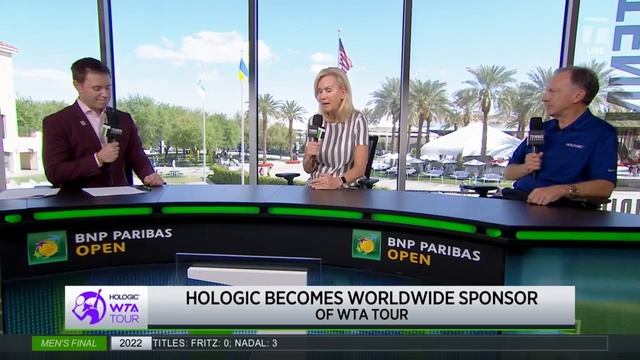 Tennis Channel Live: WTA Worldwide Sponsor Hologic