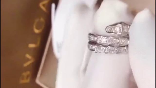 #Bvlgari #Serpenti Necklace DIAMOND And Ring   Bvlgari DIAMOND