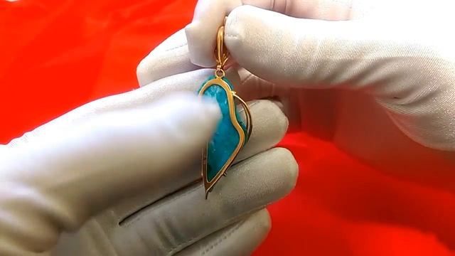 СЕРЕБРЯНАЯ ПОДВЕСКА С НАТУРАЛЬНОЙ БИРЮЗОЙ 6.73 АРТ. 528310006 смотреть онлайн