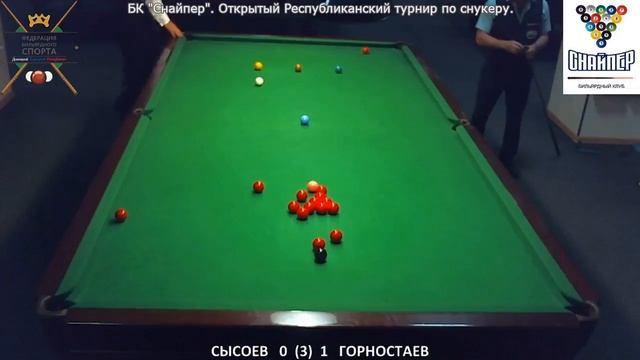 Сысоев - Горностаев. Открытый Республиканский турнир по снукеру. смотреть онлайн