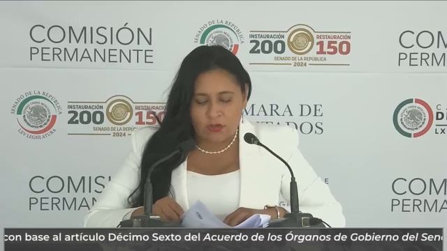 Conferencia de la senadora Ana Lilia Rivera, presidenta de la Mesa Directiva, del 28 de mayo de 202 смотреть онлайн