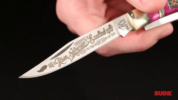 Kissing Crane Limited Edition 2016 Easter Trapper Folding Pocket Knife - $22.99