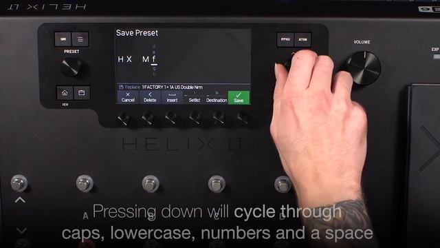 Line 6 | Helix Minute | Save or Rename Presets & Setlists смотреть онлайн