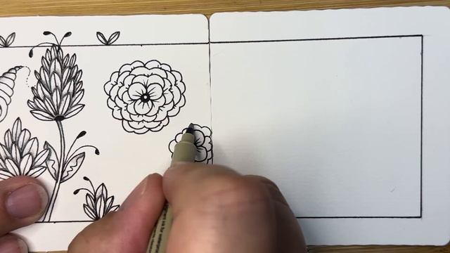 Zentangle ~ Floral patterns ~ Day 22 ~ Su-Sy and Yolo смотреть онлайн