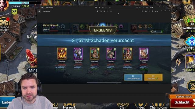 Raid Hydra! Stand nach 2 Wochen :: Raid Shadow Legends deutsch :: смотреть онлайн