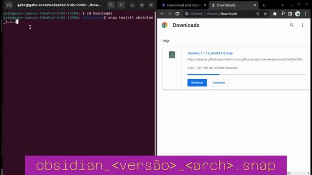 Como instalar o Obsidian no Linux Ubuntu 22.04.2 LTS смотреть онлайн