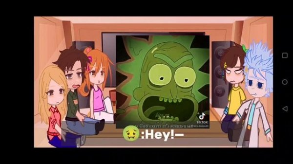 smith & sanchez react to Rick sanchez | gacha club | rick and morty | react rick and morty |