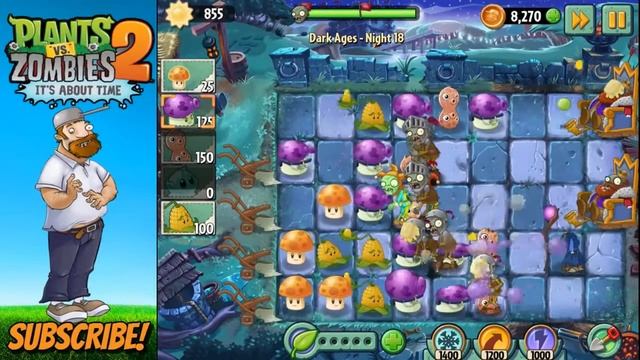 DARK AGES PART 2 NIGHT 17 18 19 Plants Vs Zombies 2 It's About Time Walkthrough IOS #5 смотреть онлайн