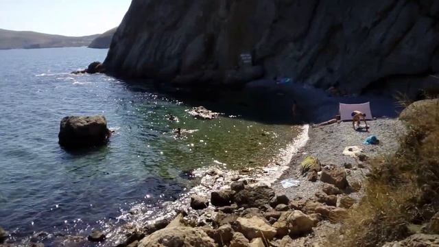 Крым. Орджоникидзе. Пляж " Под седлом".21.09.2018. смотреть онлайн
