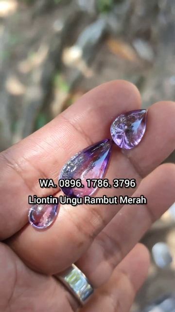 Kecubung Ungu Rambut Merah Liontin Kristal смотреть онлайн