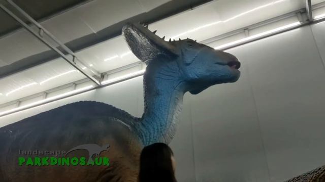 Animatronic Dinosaur Olorotitan Statue For Theme Park смотреть онлайн