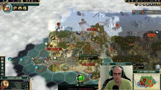 Дуэльный чемпионат 2024. Первая игра против shinzen | Civilization 5 Tournament patch v9.2c смотреть онлайн