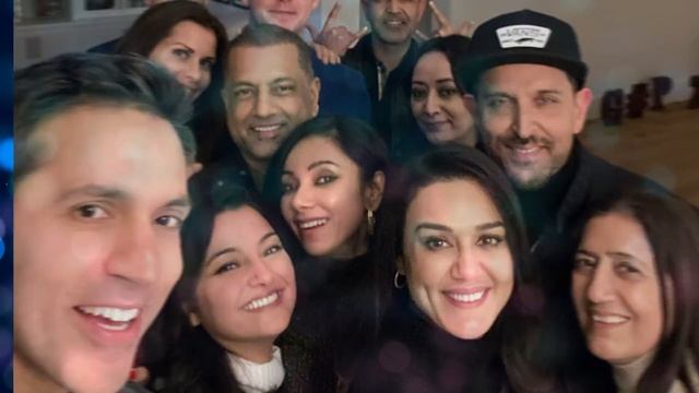 Preity Zinta and her Twins Jai and Gia Came to India with Hrithik Roshan First Time смотреть онлайн