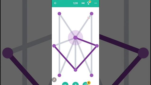 One Line Game Pack 2 Level - 1 Walkthrough | One Line Puzzle Game смотреть онлайн
