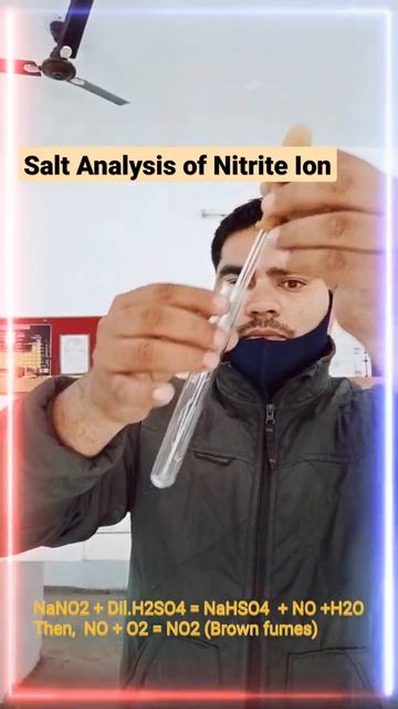 Salt Analysis of Nitrite Ion #class12 #shorts #saltanalysis #youtube #youtubeshorts смотреть онлайн