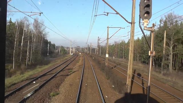 Odcinek Herby Nowe - Tarnowskie Góry z tyłu pociągu TLK Wiking смотреть онлайн