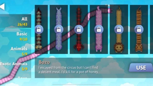 Snake.io - ALL SKINS😱😱😱🐍 смотреть онлайн