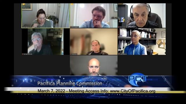 PPC 3/7/22 - Pacifica Planning Commission Meeting - March 7, 2022 смотреть онлайн