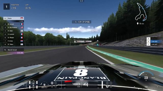 Asetto Corsa - "tis but a dent" (Mercedes SLS AMG GT3) смотреть онлайн