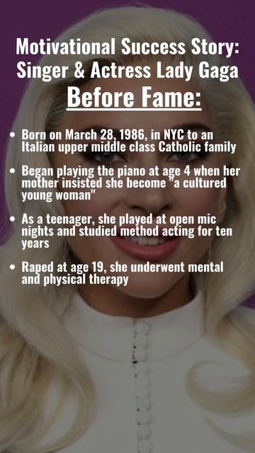 Lady Gaga AMAZING Bio💯🔥#ladygaga #success #shallowladygaga смотреть онлайн