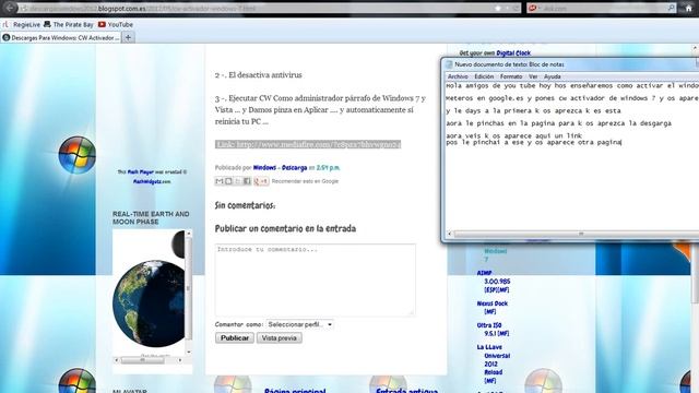 Como activar Windows 7 con CW By:A-A смотреть онлайн