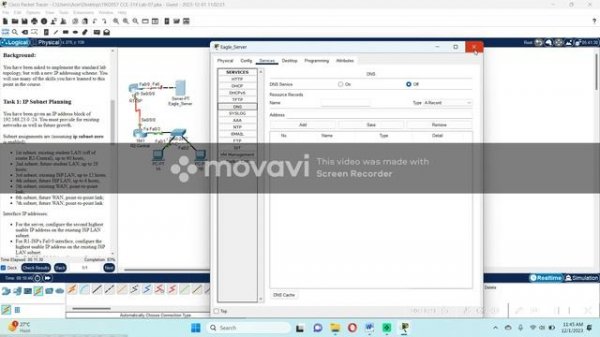 6.8.1: Skills Integration Challenge-Planning Subnets and Configuring IP Addresses