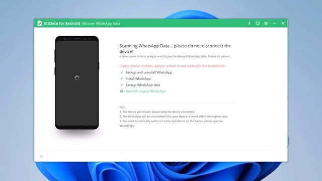 How To Restore Whatsapp Deleted Chat Without Backup | Tenorshare Ultdata For Android