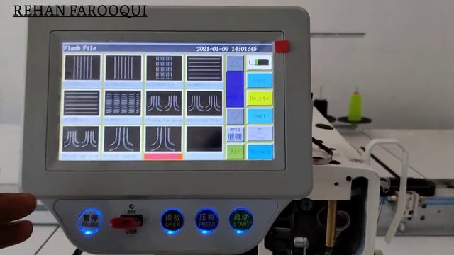 JUKI PS-800 LANGUAGE SETTING & PATTERN COPY & PATTERN DELETE смотреть онлайн